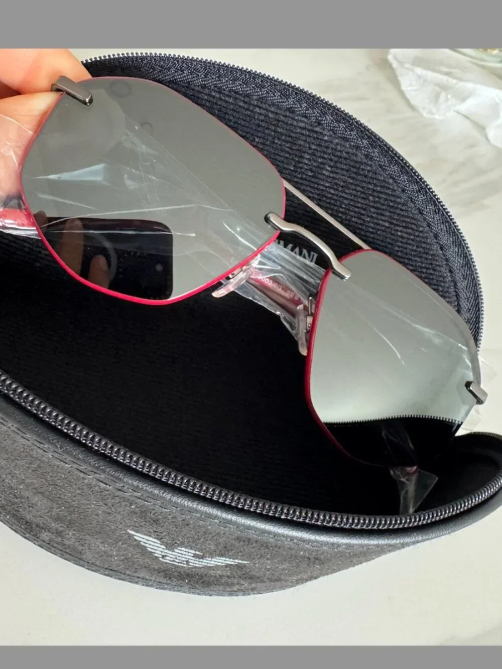 BRAND NEW Emporio Armani Red Frame EA2132 Sunglasses